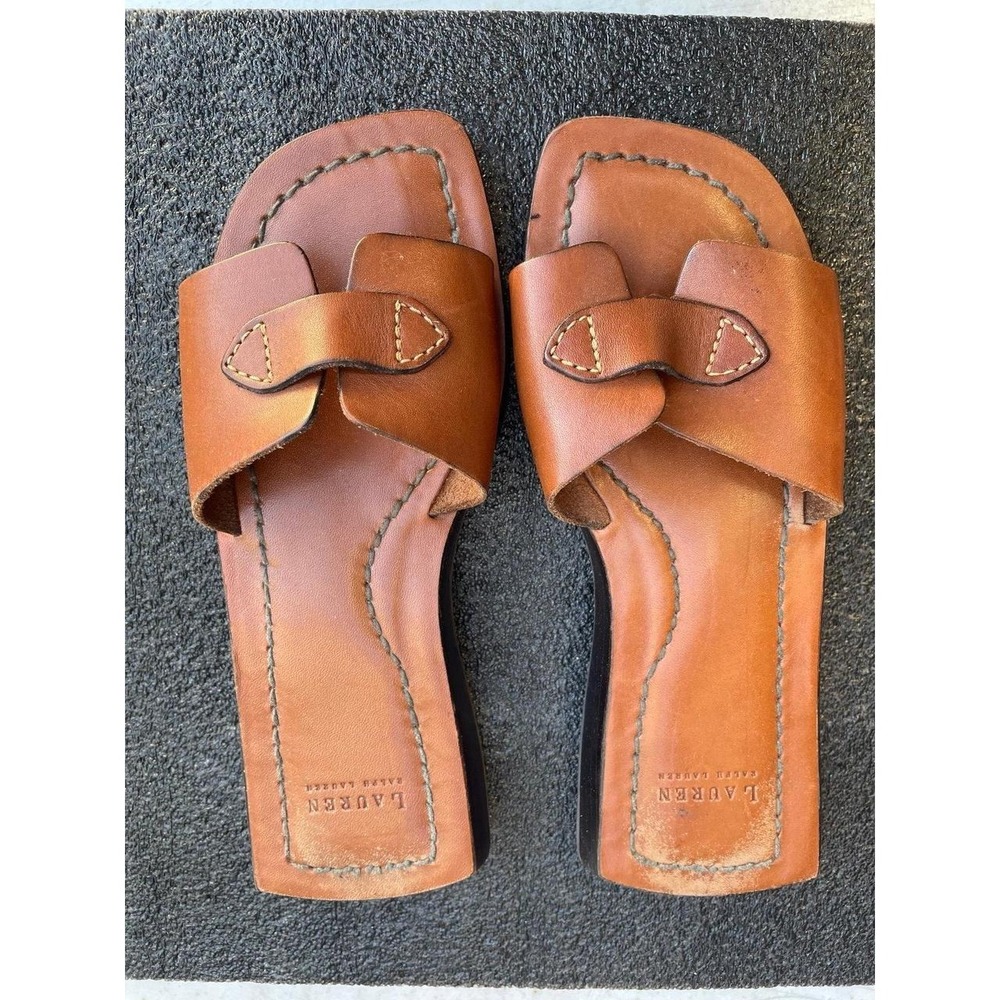 Women's Sandals - Lauren by Ralph Lauren - Brown- Size 5 1/2